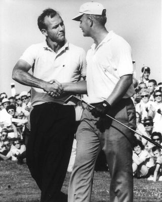 Golfing Legends Arnold Palmer And Jack Nicklaus 8x10 Photo