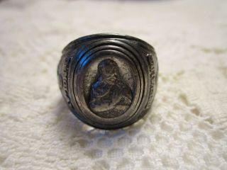 Vintage Sterling Silver Masonic Demolay Chevalier Ring