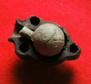 Ancient Artifact For The Production Of A Bullet From The Middle Ages
