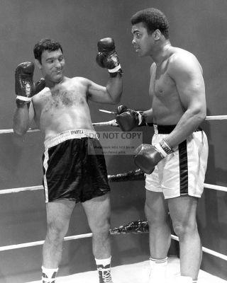 Rocky Marciano And Muhammad Ali Boxing Legends - 8x10 Sports Photo (rt255)