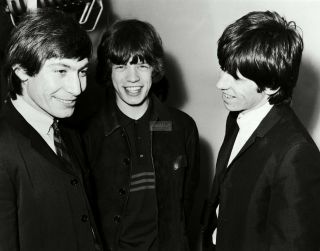 The Rolling Stones Charlie Watts Mick Jagger Keith Richards 8x10 Photo (op - 024)