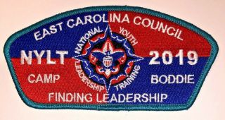 East Carolina Council Nylt 2019 Camp Boddie Council Strip Patch (csp)
