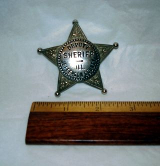 Out Of Service Obsolete Silvery Deputy Sheriff 