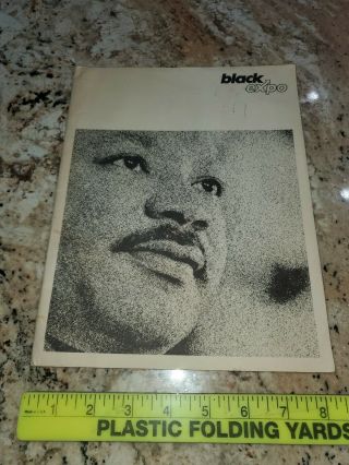 Vtg Civil Rights 1970 Black Expo Program Chicago Jesse Jackson Ralph Abernathy