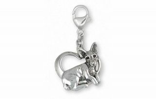 Rat Terrier Zipper Pull Jewelry Silver And Gold Handmade Dog Zipper Pull Rtt1 - Zp