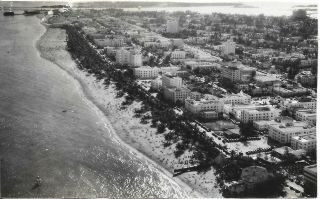 3 Vintage Photo Cards Miami Florida Fl Miami Aerial Beach Palm Tree