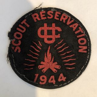 Union Council Nj Winnebago Scout Reservation Early Felt Camp Patch Patriots Path