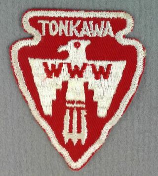Oa Tonkawa Lodge 99 A6 1950s Issue Capitol Area Council Tx [ht265]