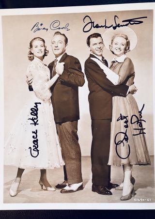 “high Society” Cast Grace Kelly,  Bing Crosby,  Frank Sinatra,  Celeste Holm Photo
