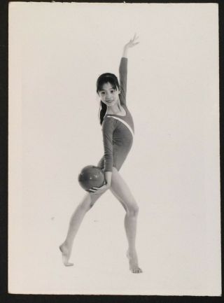 China Sport Dancing Girl Chinese Photo 1970/80s Orig.