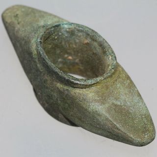 VERY RARE ANCIENT ROMAN BRONZE HAMMER TOOL FOR CARVING CIRCA 100 - 400 AD 2