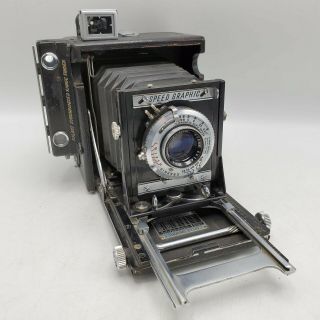 Vintage Graflex Miniature Speed Graphic 2 1/4 " X 3 1/4 " Sheet Film Press Camera