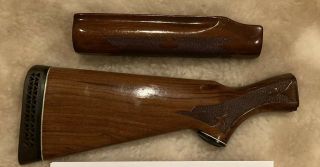 Remington 870 Wingmaster 12 Ga Wood Stock Forend Walnut Shotgun Pump Vintage