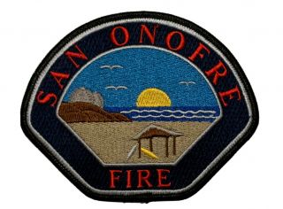 California - San Onofre Nuclear Plant Fire Department Patch.  Sce