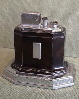 Vintage Art Deco Ronson Touch Tip Table Cigarette Lighter Needs Wand
