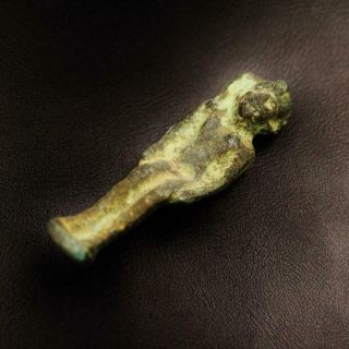 Rare Antique Ancient Egyptian Bronze Statue Figure.  Very Unique.  Small