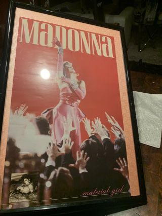 Madonna 1985 Material Girl Poster Vintage 3