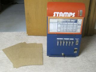 Vintage Postage Stamp Vending Machine - 1960s 70 