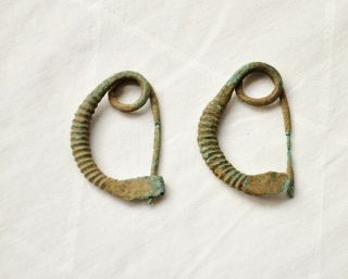 Scythians Primers (2) Bronze 7 - 6.  Cent Bc Scythians Untouched.  106
