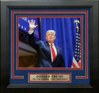 Donald Trump 45th President Of The United States 8 " X 10 " Framed Photo