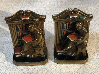 Vintage Marion Bronze Bookends