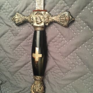 36 " Knights Of Columbus Sword With Scabbard