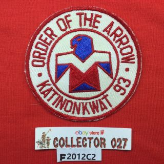 Boy Scout Katinonkwat Lodge 93 R1 Round No Www Order Of The Arrow Patch