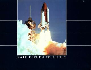 Sts - 26 Return To Flight Appreciation Pamphlet From Flight Crew 1988,  Missionpatch