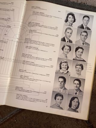 1957 Brookline High School Yearbook - The Murivian - Mass RARE 3