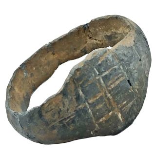 Ancient Or Medieval Ring European Metal Detector Find Artifact Antique Authentic