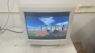 Vintage Gaming Samtron 77v Ph17ltpn Vga Crt Computer Monitor 2001