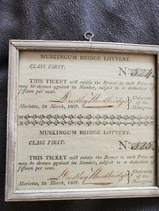 Ohio Lottery Ticket 1807
