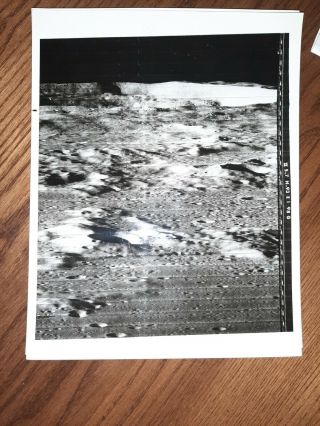 Nasa Official Photographs Of Moons Surface From Lunar Orbiter Ii