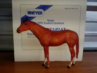 Breyer 1992 Sears Sr Porcelain Secretariat Limited Edition