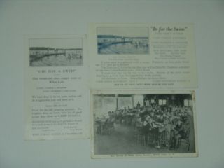 Scout Postcard - Camp Russell - Utica Ny - 1924 & 1924 Promo Cards - All