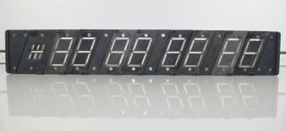 Nasa Apollo Saturn V Launch Control Firing Room Countdown Clock Connect Segment