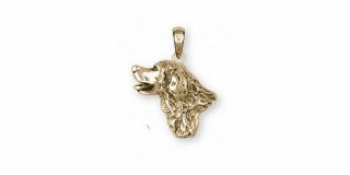 Golden Retriever Pendant Jewelry 14k Gold Handmade Dog Pendant Ch14 - Pg