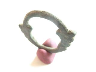 Knobbed Ring Proto Money Ancient Celtic Bronze Proto Currency Double Knob Design