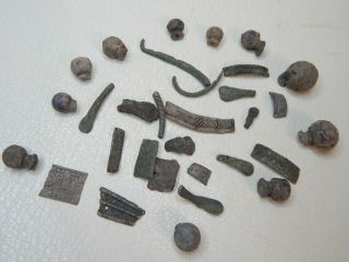 Antique Bullets For A Medieval Musket And Braclet