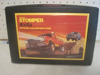 Vintage 1981 Schaper Stomper 4x4 Collector Case W/2 Cars & 2 Tanks Plus