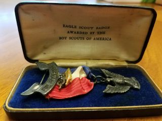 Vintage Eagle Scout Badge.  1930 