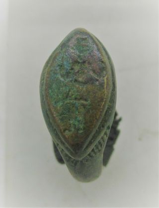 Detector Finds Ancient Roman Bronze Seal Ring Depicting Warrior