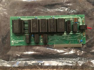 Vintage 1978 Apple Integer Basic Rom 600 Expansion Card For Apple Ii And Iie