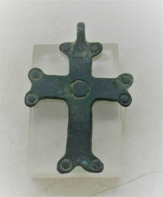 Detector Finds Ancient Byzantine Bronze Crusaders Cross Pendant