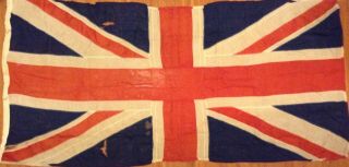 Vintage Huge Wwii United Kingdom Union Jack Flag 