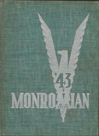 1943 James Monroe High School Yearbook (june 1943),  Monrovian,  Bronx,  Ny