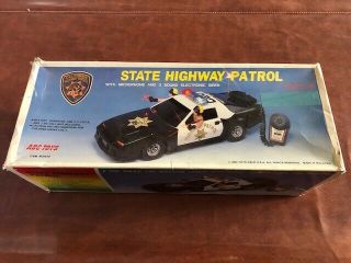 Big 1/8th Abc Toys Chp Chips California Highway Patrol Camaro Lights/siren W/box