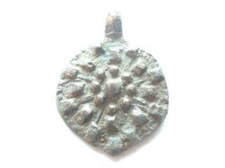 Ancient Celtic Druids Billon Solar Amulet / Talisman - Ancient Relic