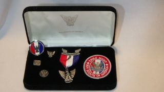 Bsa Boy Scouts Eagle Scout Rank Award Medal Presentation Kit Cfj Type 3