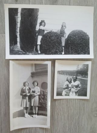 3 Vintage Photos 1940 